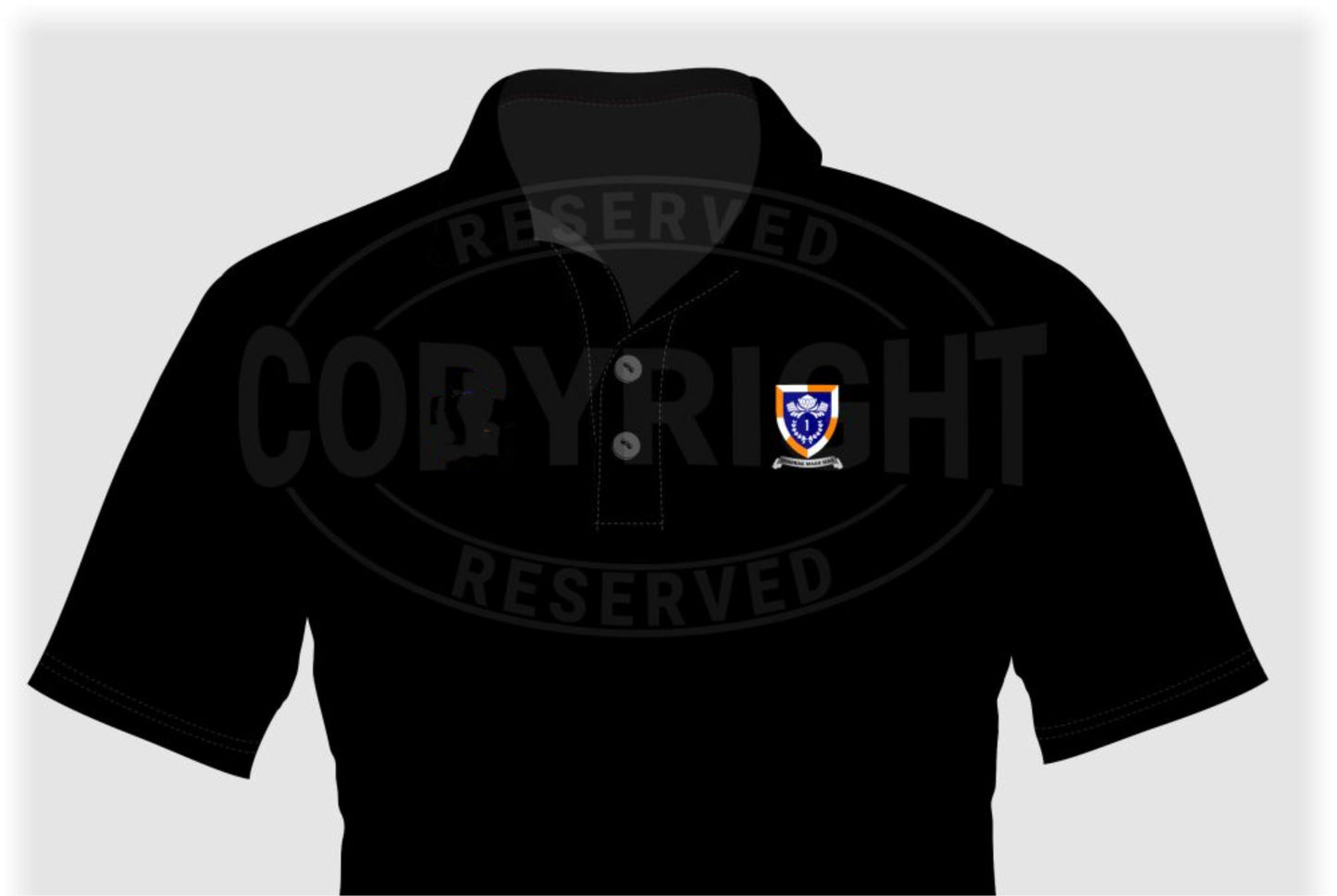 1 SSB Golf Shirt: GSSB2 - Bokkop