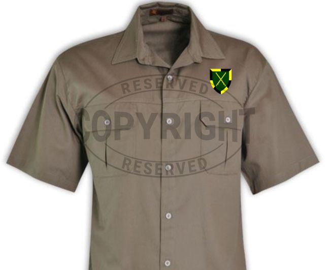 Infantry School Bush Shirt: IBUSH-IS - Bokkop