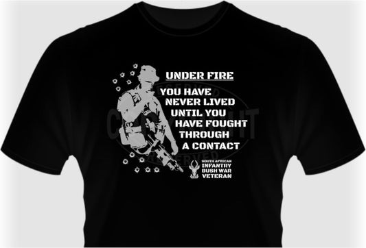 Under fire. Custom t-shirt : ITEE-05