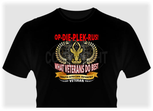 Op-Die-Plek. Custom t-shirt : ITEE-21