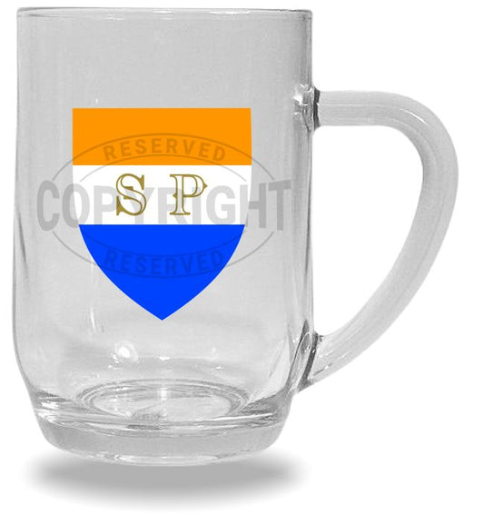 GLASSWARE: S.P. Clear Glass Beer Mug: SPCGM