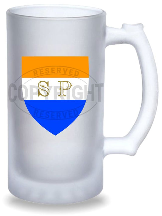GLASSWARE: S.P. Frosted Beer Glass: SPMGF
