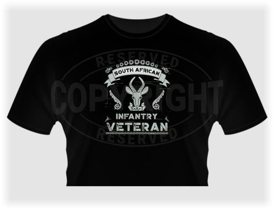SA Infantry Veteran. Custom t-shirt : ITEE-121