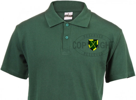 Infantry School Golf Shirt: IGOLF-IS - Bokkop