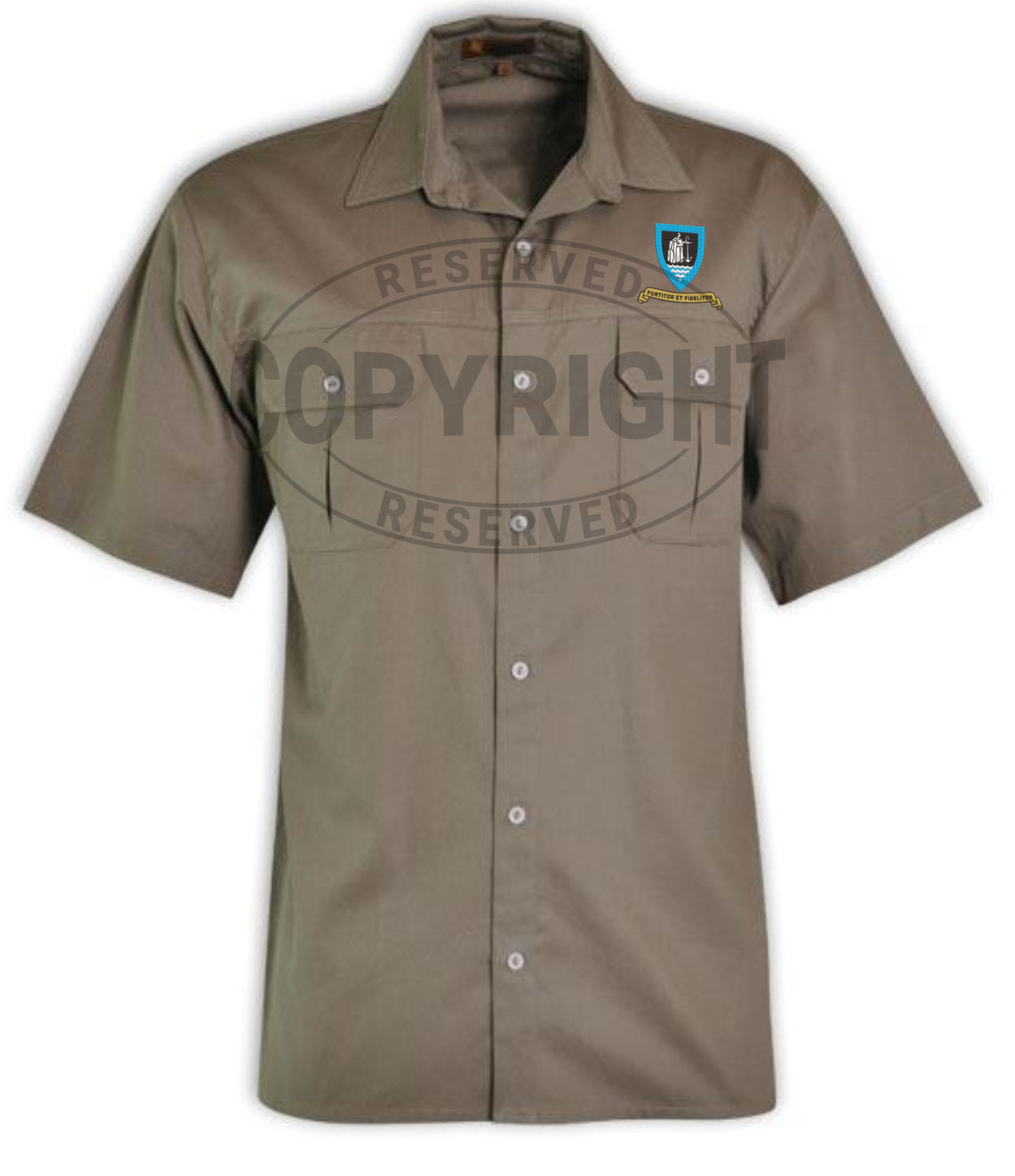 1 SACC Battalion Bush Shirt: IBUSH-1