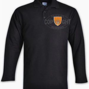 8 SAI Black Golf Shirt (Long Sleeve) - GLS8