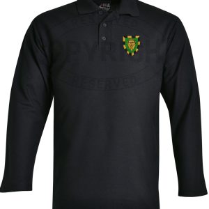 2 SACC Black Golf Shirt (Long Sleeve) - GLS2